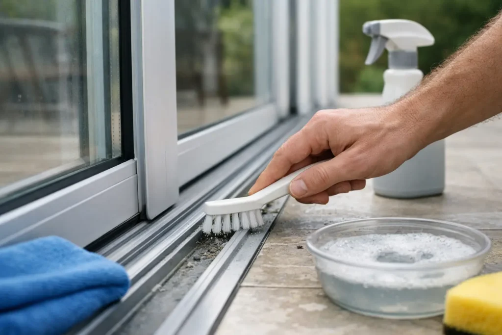 How to Clean Aluminium Patio Door Tracks